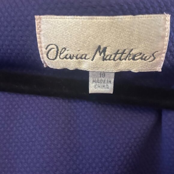 Olivia Matthews Purple Semi-Formal Dress - Size 10 - Picture 3 of 3